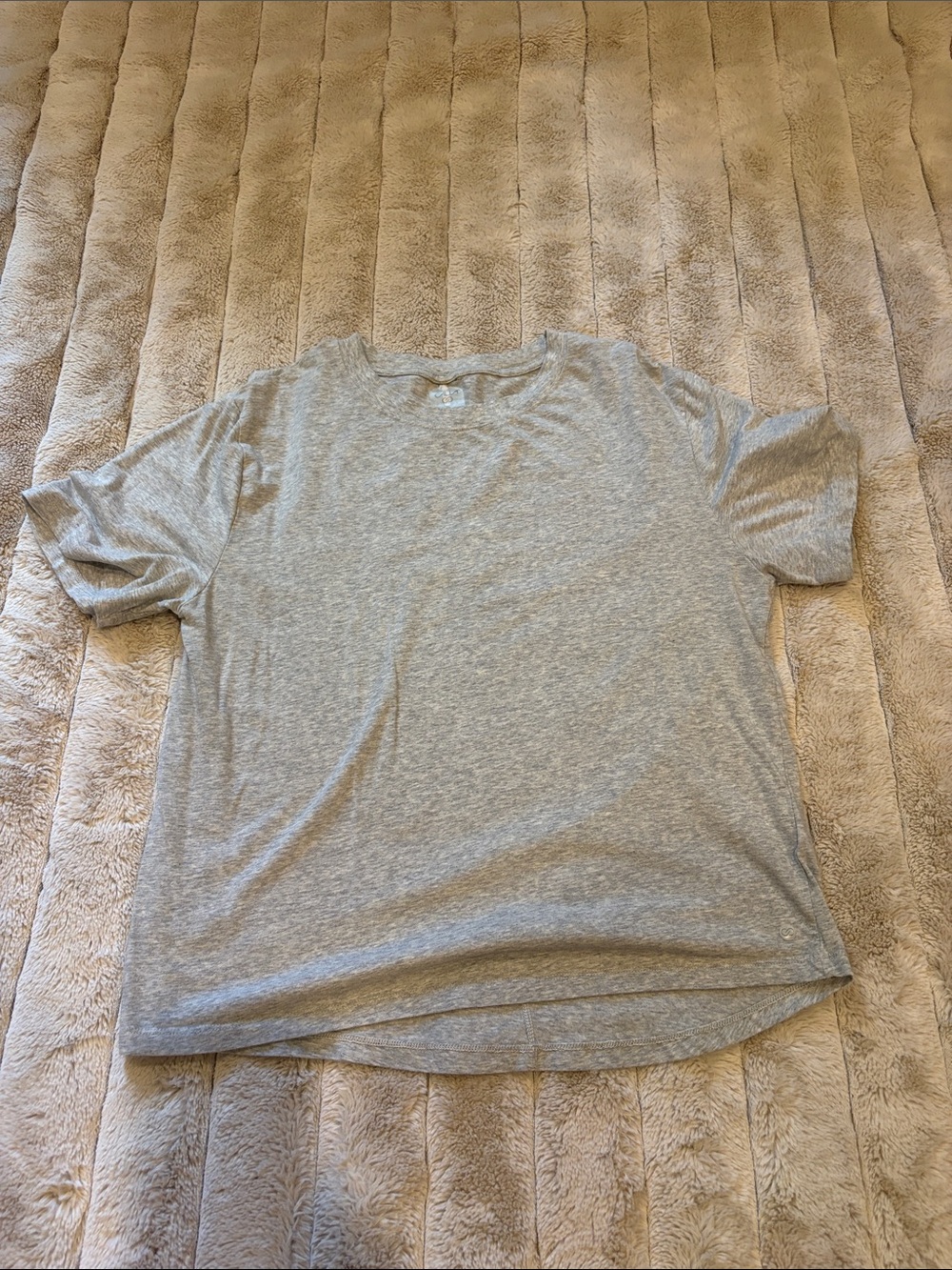 Women's Short Sleeve Crew Tee - Light Heather Gray